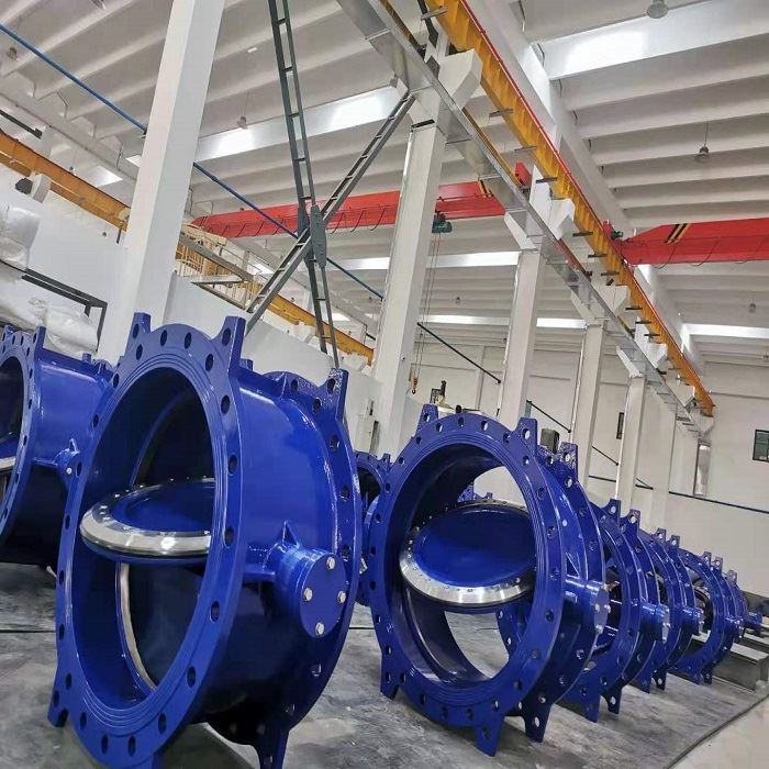 Our Double Flange Double Eccentric Butterfly Valve, Both Sides Meet Pressure ...