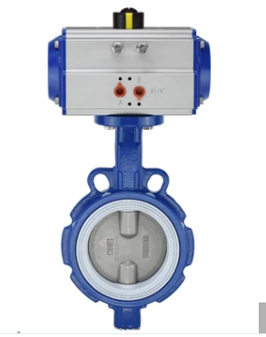 Stainless Steel Pneumatic Actuator Wafer Butterfly Valve
