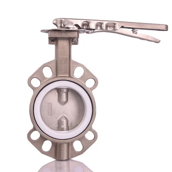 The advantages of PTFE SS wafer butterfly valve The advantages of PTFE SS wafer butterfly valve