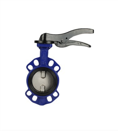 4 Inch Cast Iron Handle Wafer Butterfly Valve Made in China