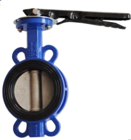 Wafer Type Cast Iron Butterfly Valve With Handles