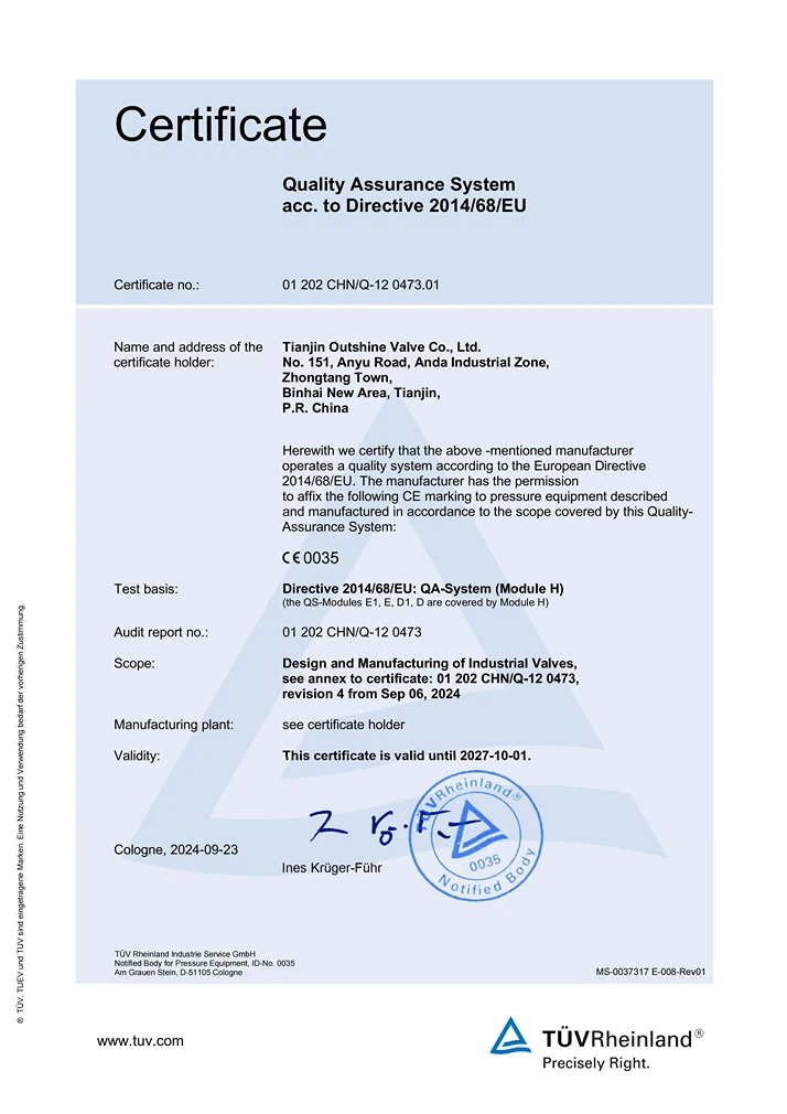 CE Certificate CE Certificate